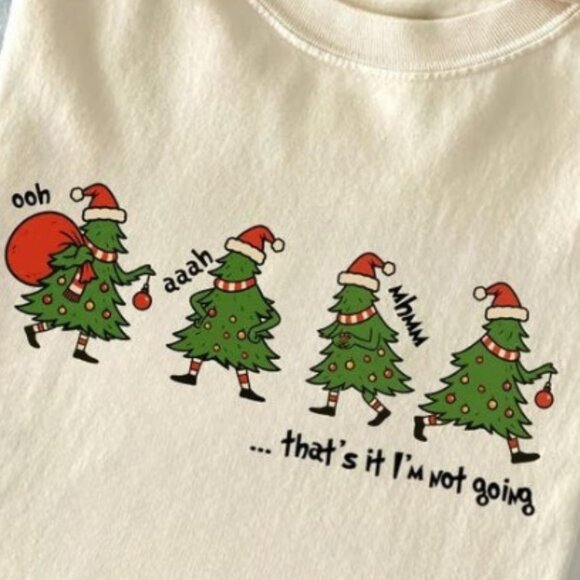 Christmas Tree Graphics Shirt, Funny Christmas Shirt - Picture 2 of 4